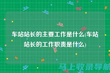 站长助理职责详探：级别划分及其在日常工作中的角色